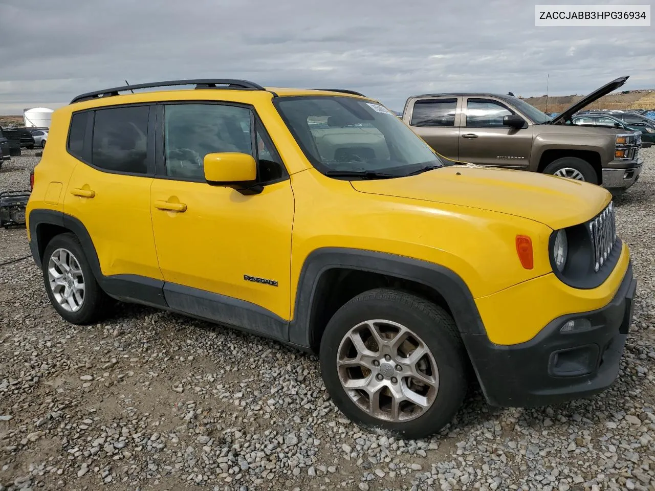 2017 Jeep Renegade Latitude VIN: ZACCJABB3HPG36934 Lot: 76500974