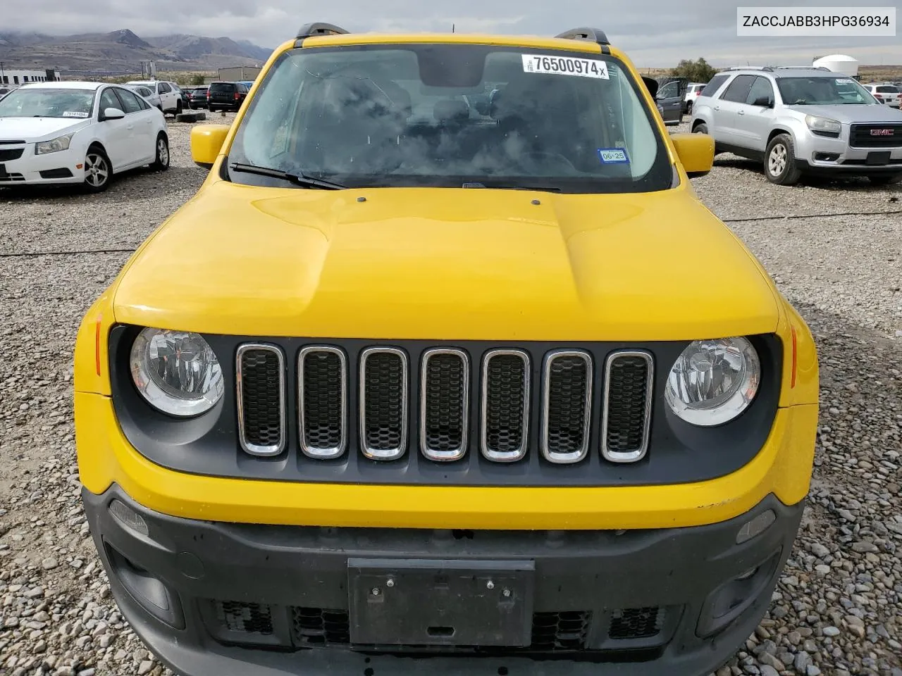 2017 Jeep Renegade Latitude VIN: ZACCJABB3HPG36934 Lot: 76500974