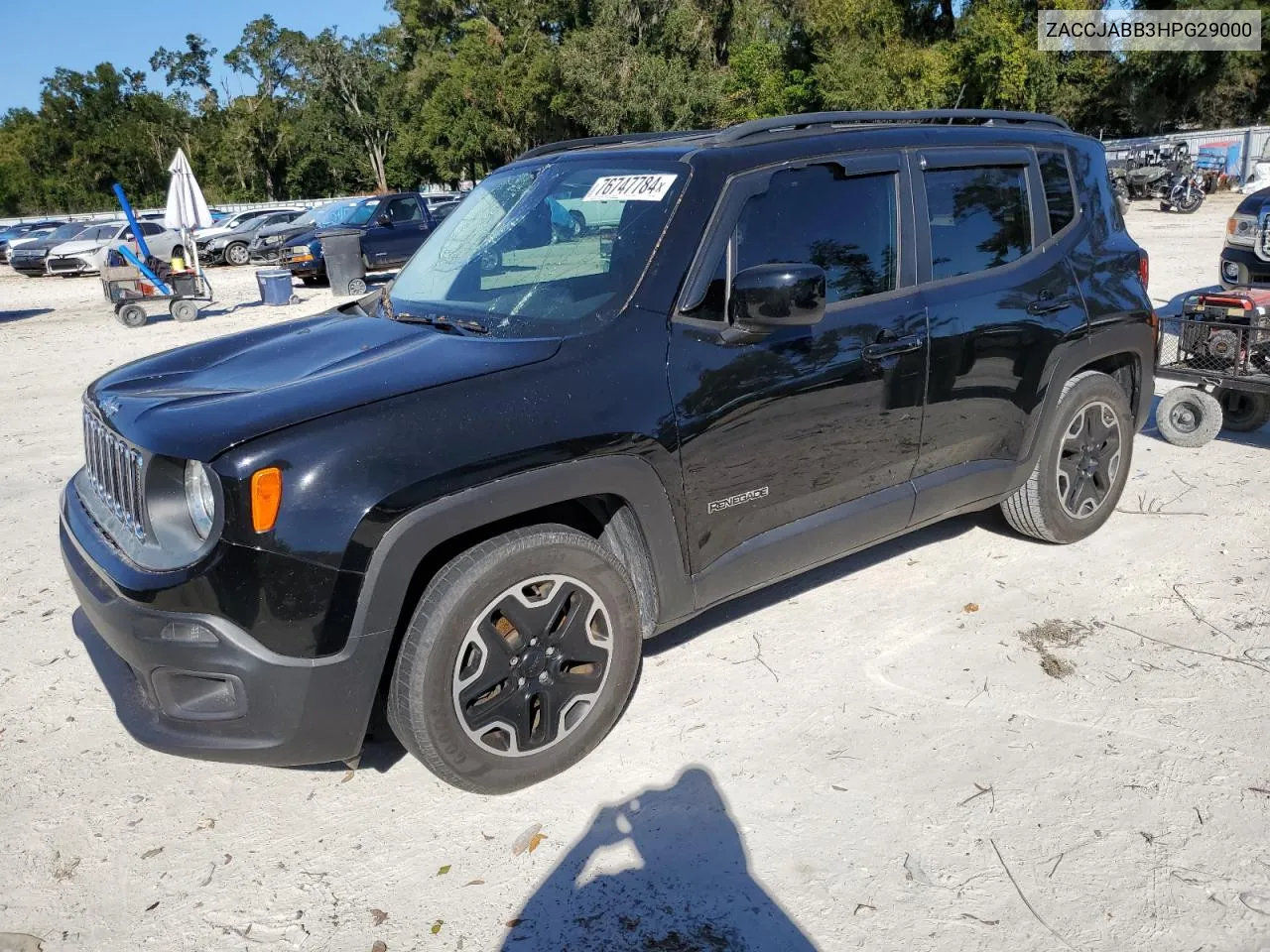 2017 Jeep Renegade Latitude VIN: ZACCJABB3HPG29000 Lot: 76747784