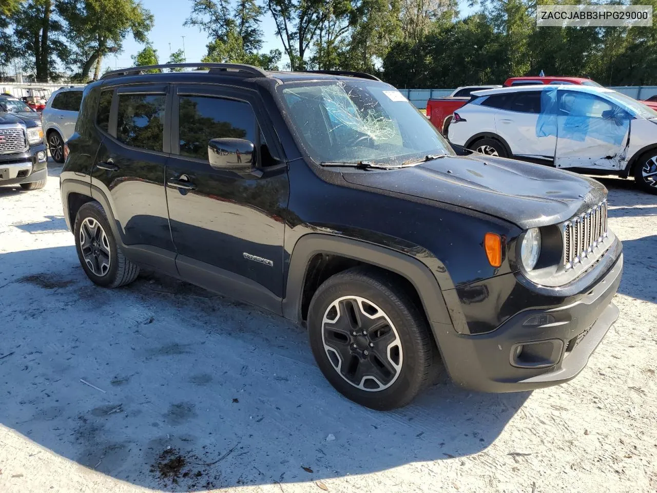 2017 Jeep Renegade Latitude VIN: ZACCJABB3HPG29000 Lot: 76747784