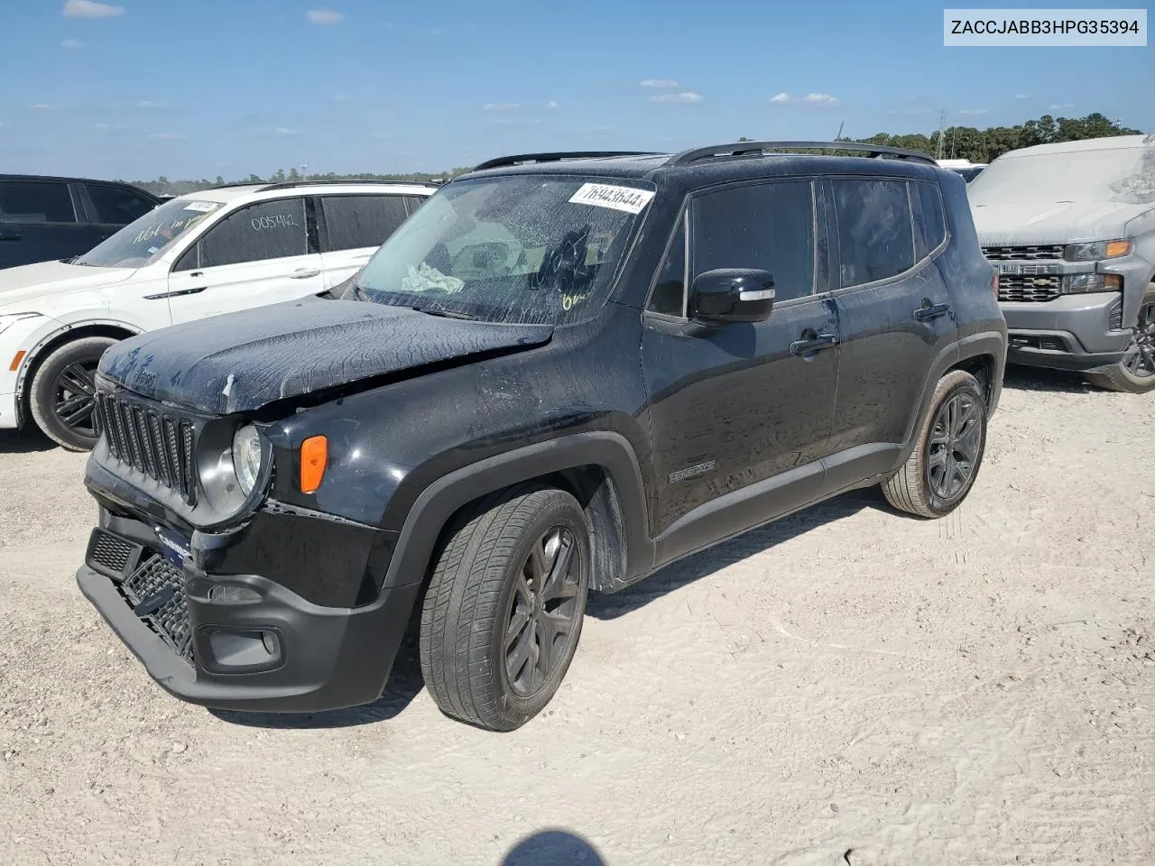 2017 Jeep Renegade Latitude VIN: ZACCJABB3HPG35394 Lot: 76943644