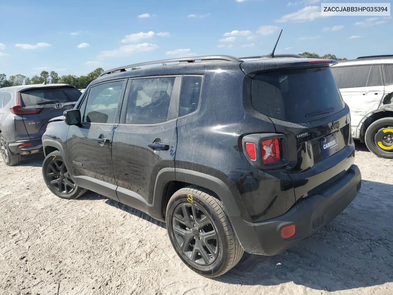 2017 Jeep Renegade Latitude VIN: ZACCJABB3HPG35394 Lot: 76943644