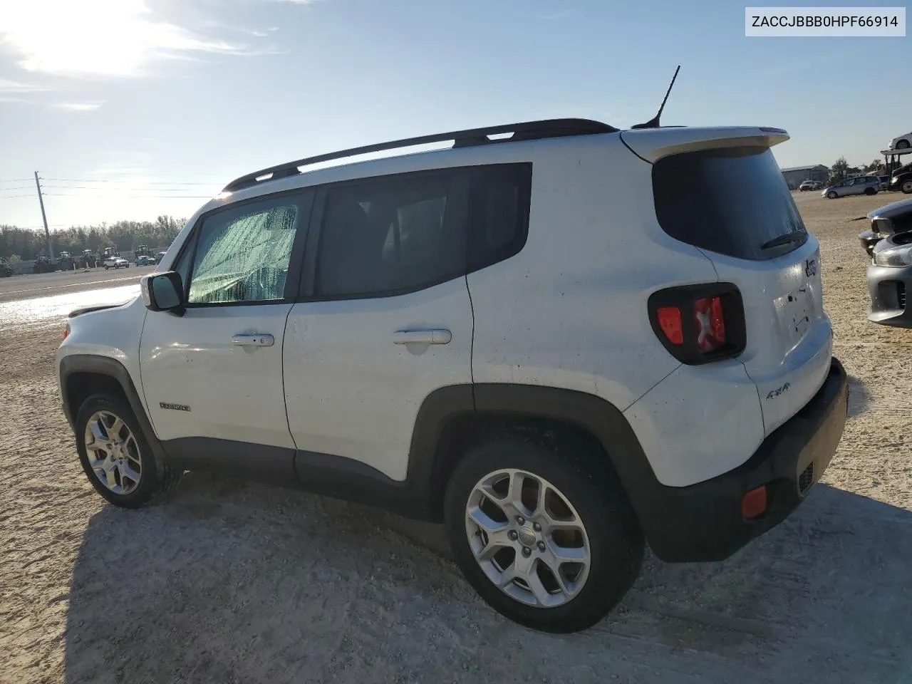 2017 Jeep Renegade Latitude VIN: ZACCJBBB0HPF66914 Lot: 77873644