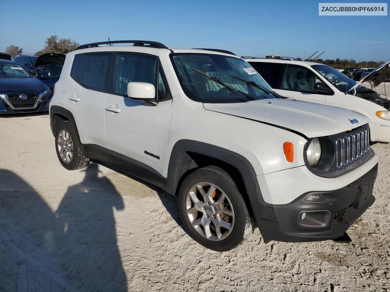 2017 Jeep Renegade Latitude VIN: ZACCJBBB0HPF66914 Lot: 77873644