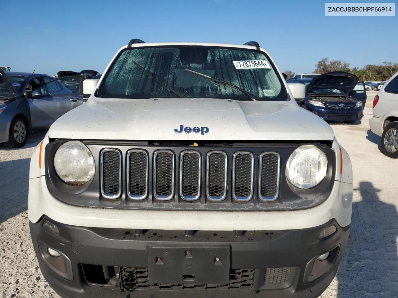 2017 Jeep Renegade Latitude VIN: ZACCJBBB0HPF66914 Lot: 77873644