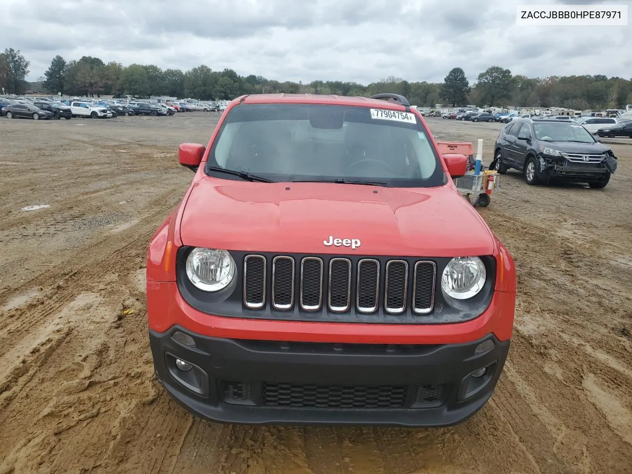 2017 Jeep Renegade Latitude VIN: ZACCJBBB0HPE87971 Lot: 77904754