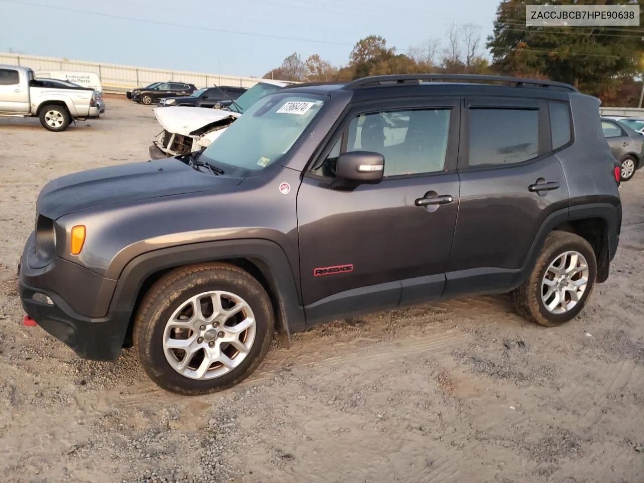 2017 Jeep Renegade Trailhawk VIN: ZACCJBCB7HPE90638 Lot: 77966474