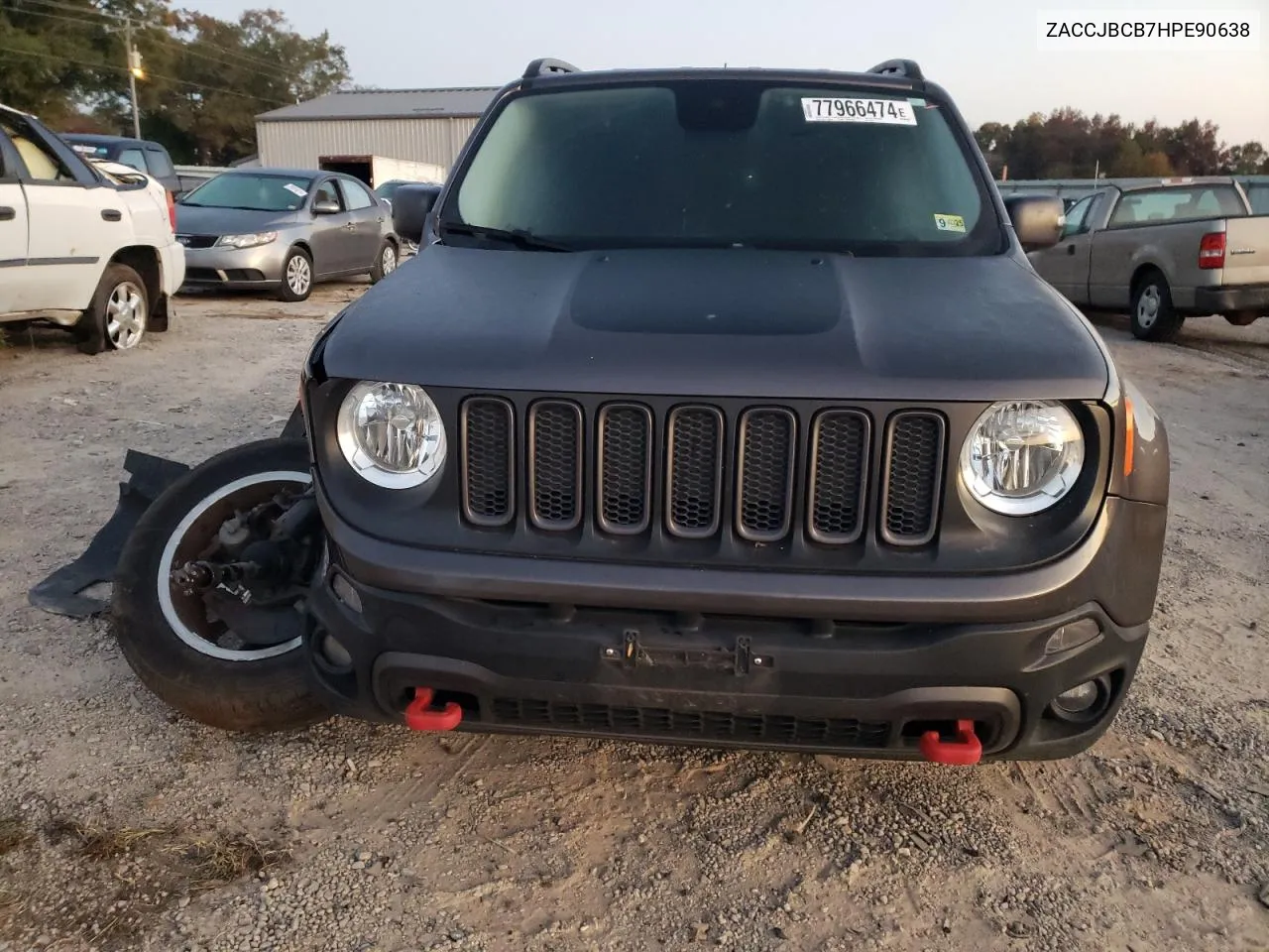 2017 Jeep Renegade Trailhawk VIN: ZACCJBCB7HPE90638 Lot: 77966474