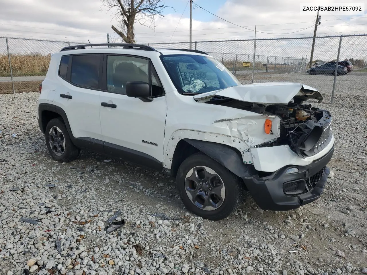 2017 Jeep Renegade Sport VIN: ZACCJBAB2HPE67092 Lot: 78421104