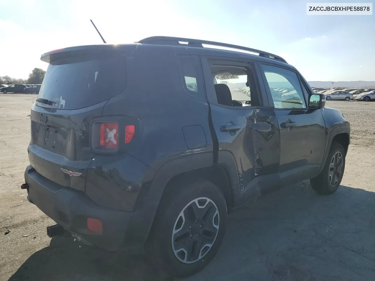 2017 Jeep Renegade Trailhawk VIN: ZACCJBCBXHPE58878 Lot: 78479784