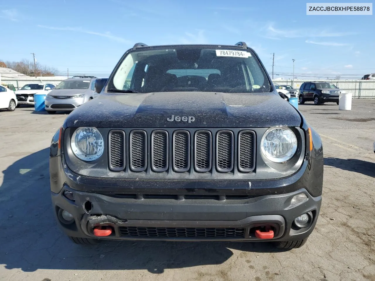 2017 Jeep Renegade Trailhawk VIN: ZACCJBCBXHPE58878 Lot: 78479784