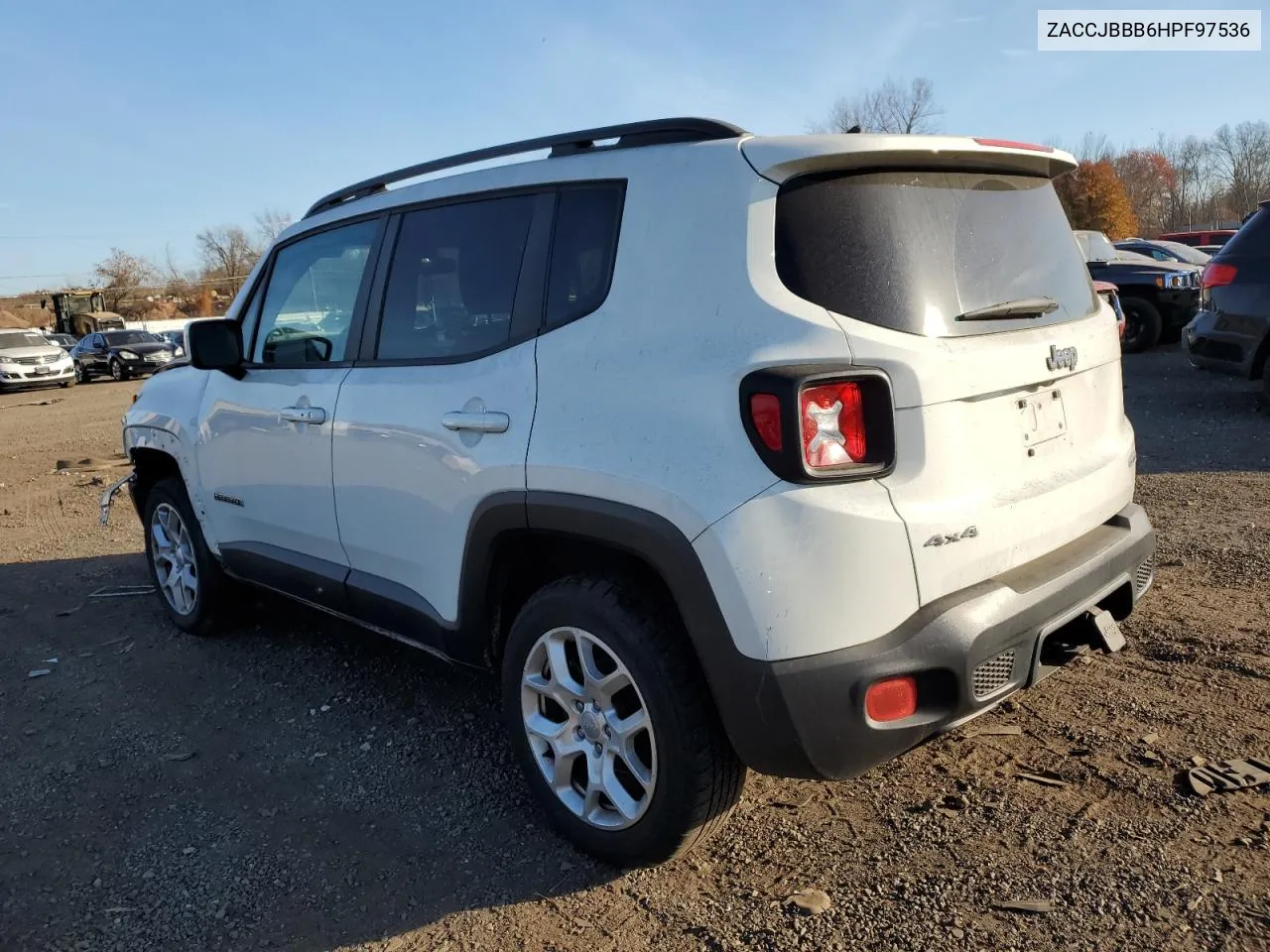 2017 Jeep Renegade Latitude VIN: ZACCJBBB6HPF97536 Lot: 78594054