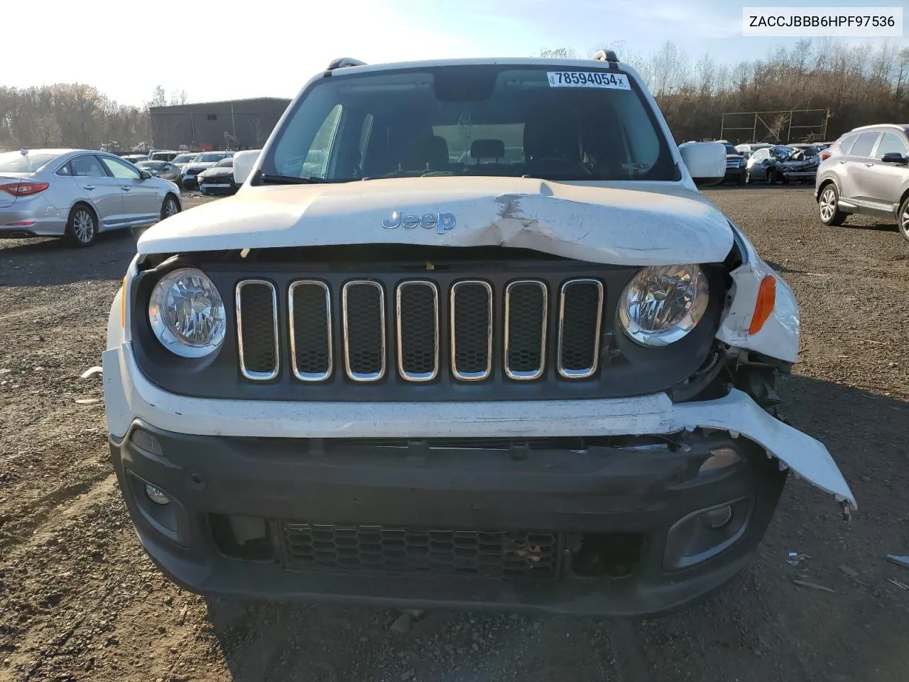 2017 Jeep Renegade Latitude VIN: ZACCJBBB6HPF97536 Lot: 78594054