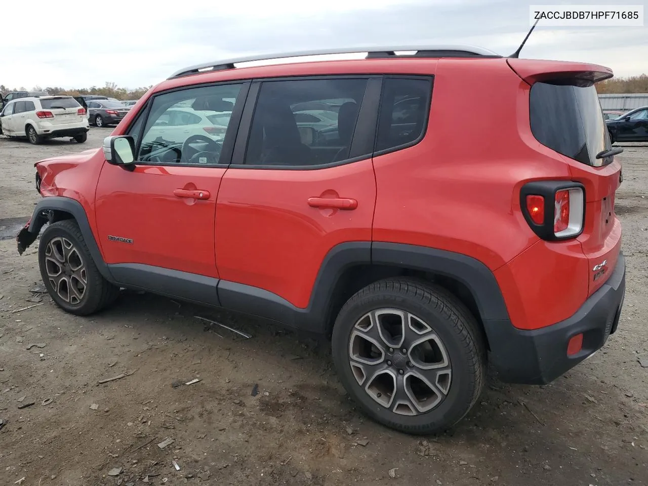 2017 Jeep Renegade Limited VIN: ZACCJBDB7HPF71685 Lot: 78788624