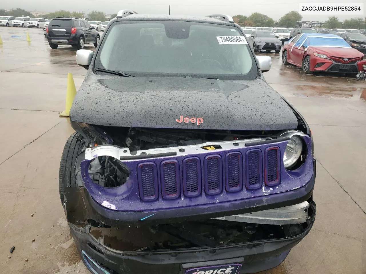 2017 Jeep Renegade Limited VIN: ZACCJADB9HPE52854 Lot: 79480684