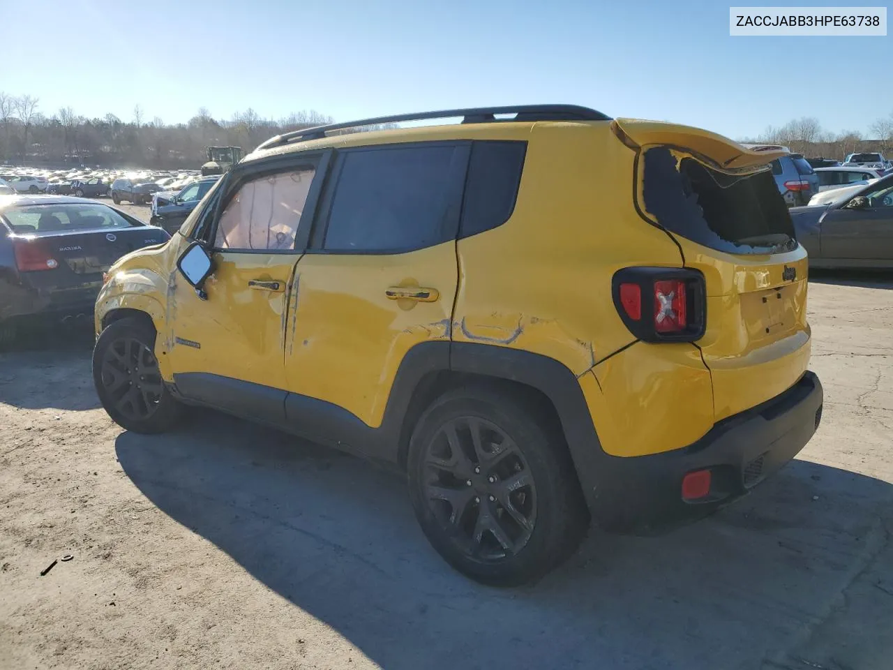 2017 Jeep Renegade Latitude VIN: ZACCJABB3HPE63738 Lot: 80439414