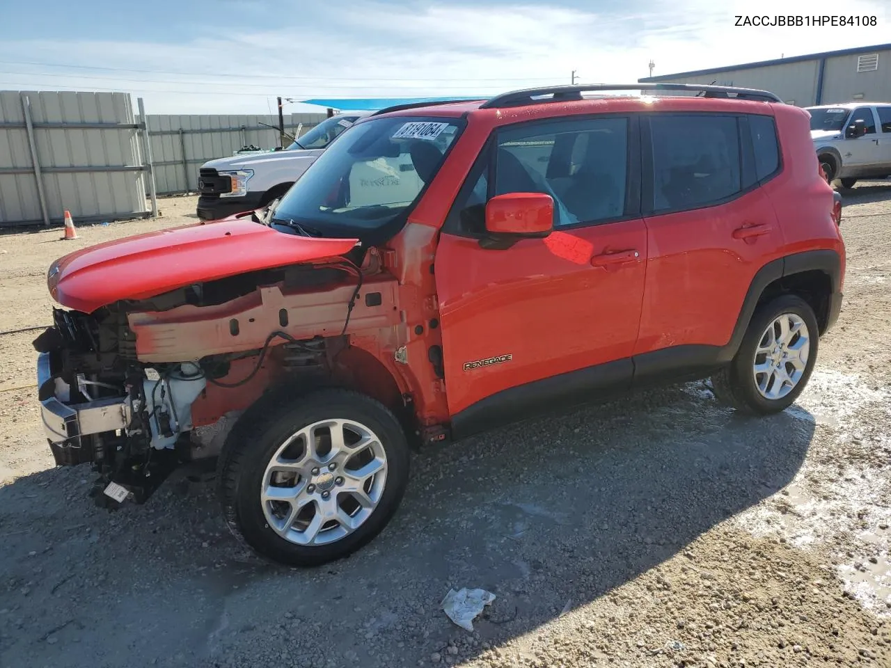 2017 Jeep Renegade Latitude VIN: ZACCJBBB1HPE84108 Lot: 81191064