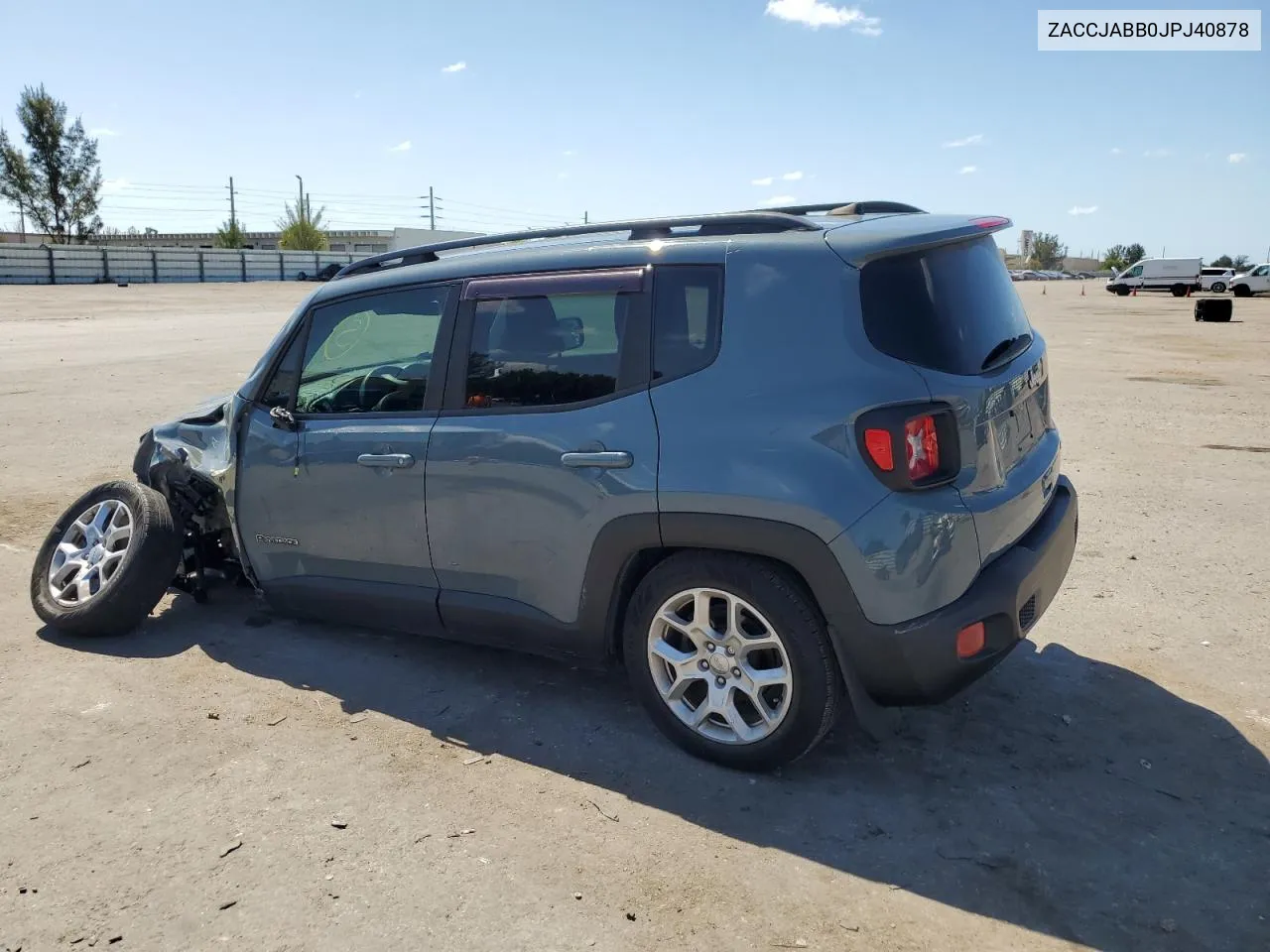 2018 Jeep Renegade Latitude VIN: ZACCJABB0JPJ40878 Lot: 51041764