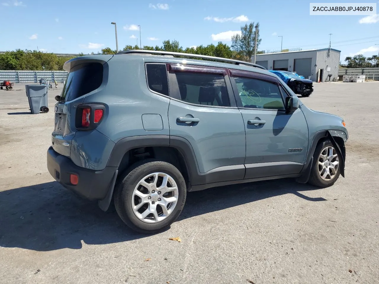 2018 Jeep Renegade Latitude VIN: ZACCJABB0JPJ40878 Lot: 51041764