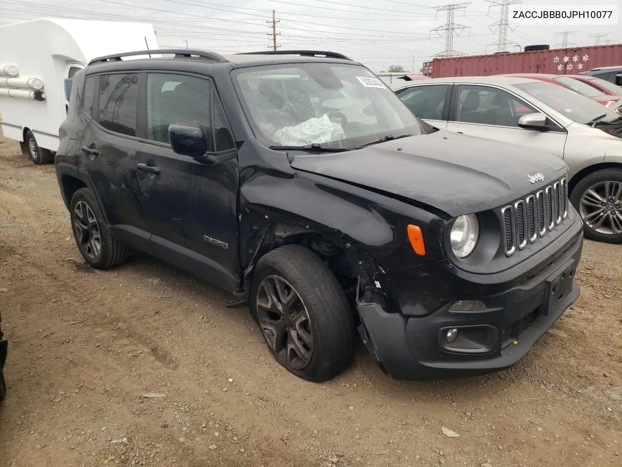 2018 Jeep Renegade Latitude VIN: ZACCJBBB0JPH10077 Lot: 53353434