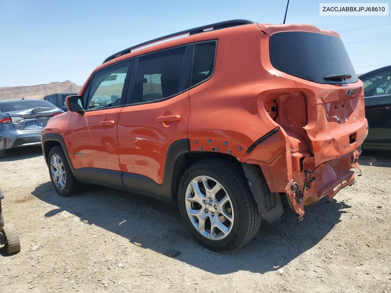 2018 Jeep Renegade Latitude VIN: ZACCJABBXJPJ68610 Lot: 62129624