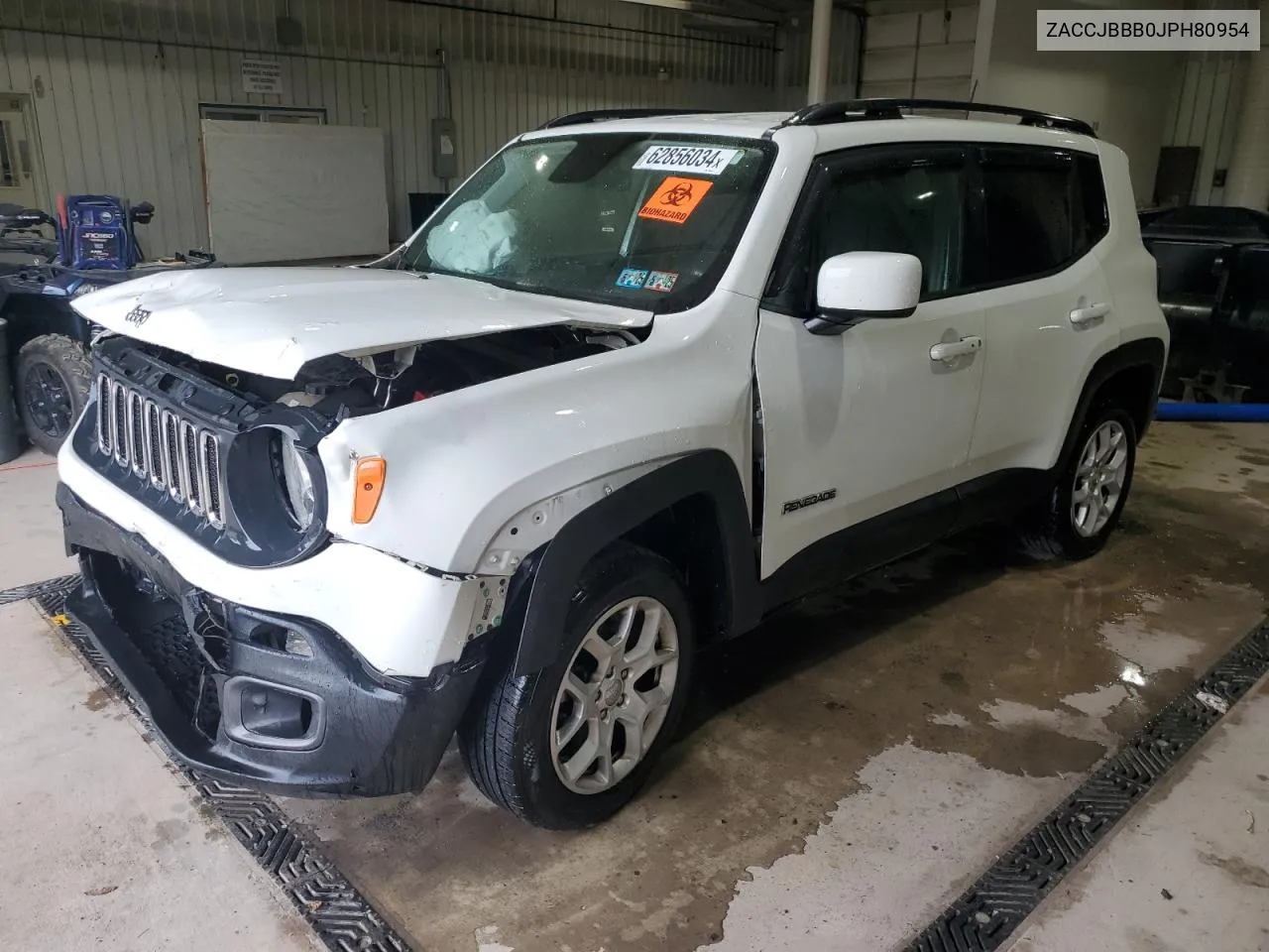 2018 Jeep Renegade Latitude VIN: ZACCJBBB0JPH80954 Lot: 62856034