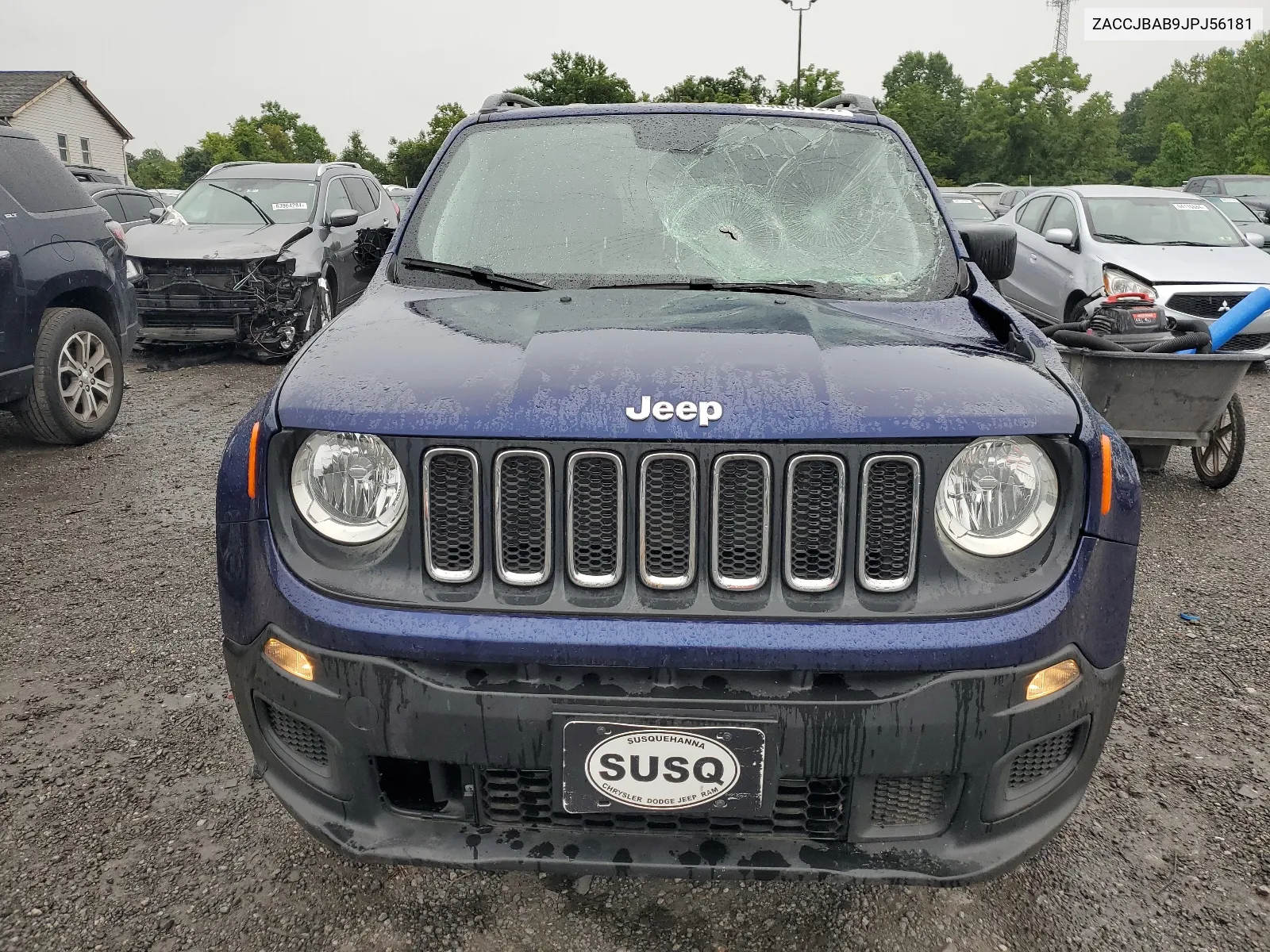 2018 Jeep Renegade Sport VIN: ZACCJBAB9JPJ56181 Lot: 64066124