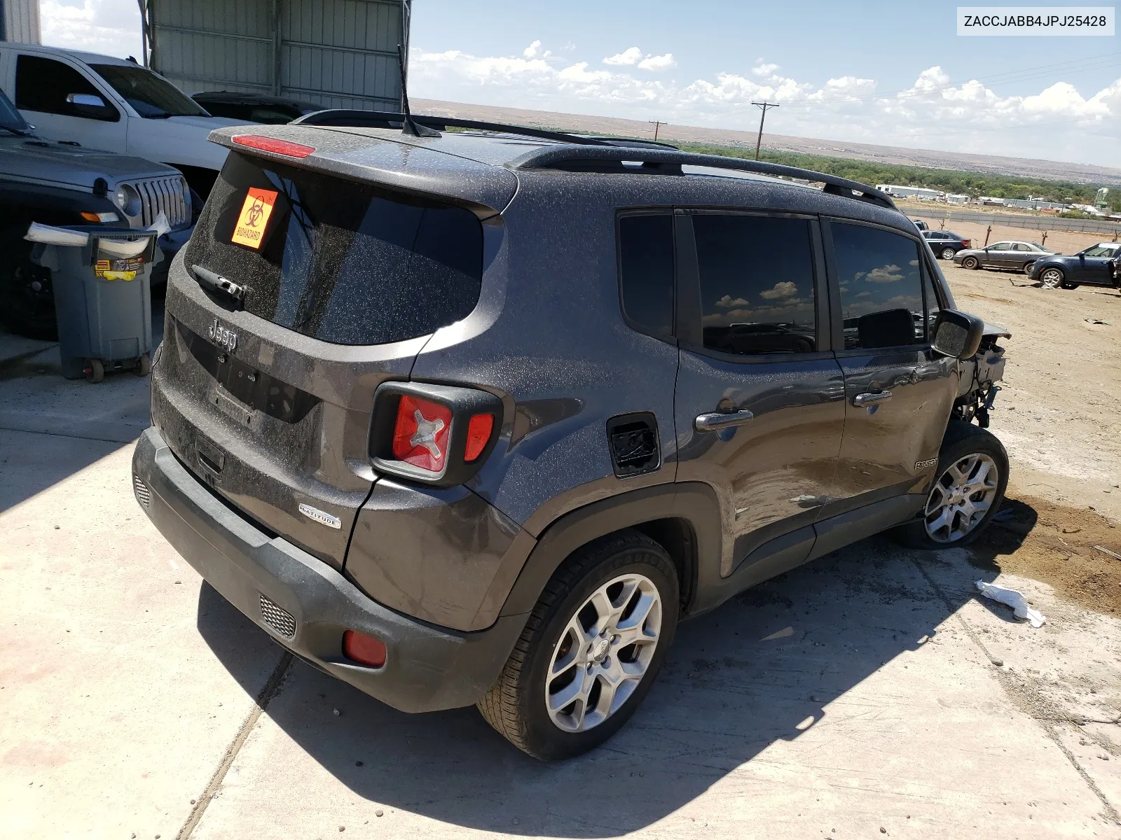 2018 Jeep Renegade Latitude VIN: ZACCJABB4JPJ25428 Lot: 64127093