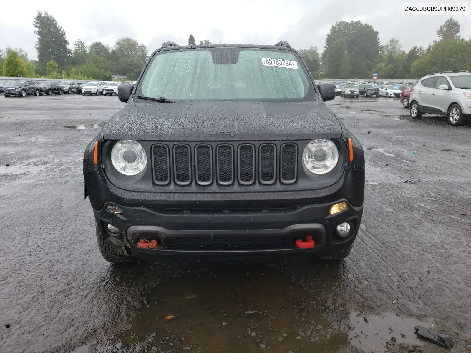 2018 Jeep Renegade Trailhawk VIN: ZACCJBCB9JPH09279 Lot: 65183794