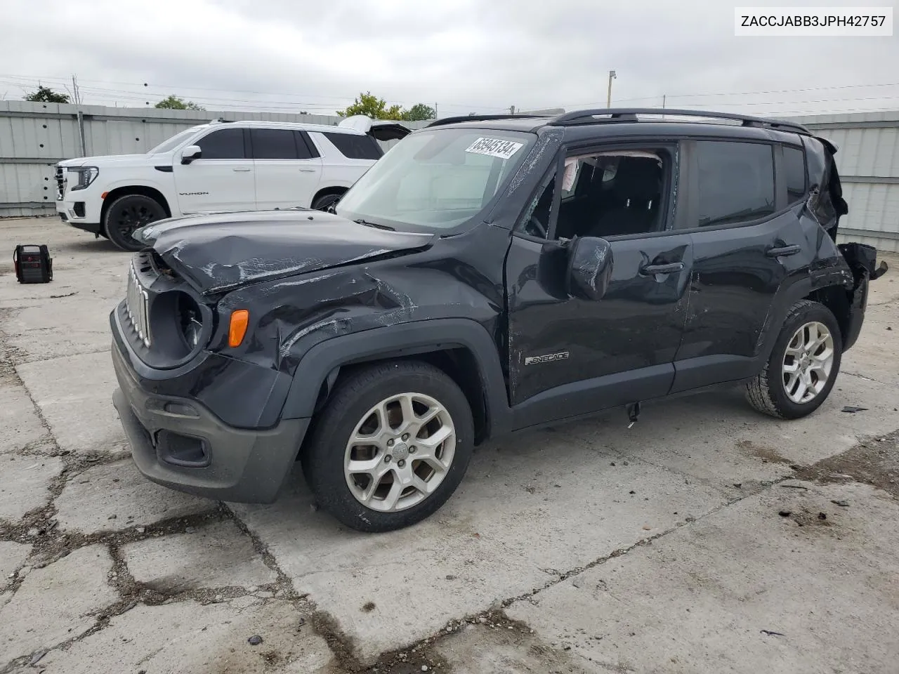 2018 Jeep Renegade Latitude VIN: ZACCJABB3JPH42757 Lot: 65945134