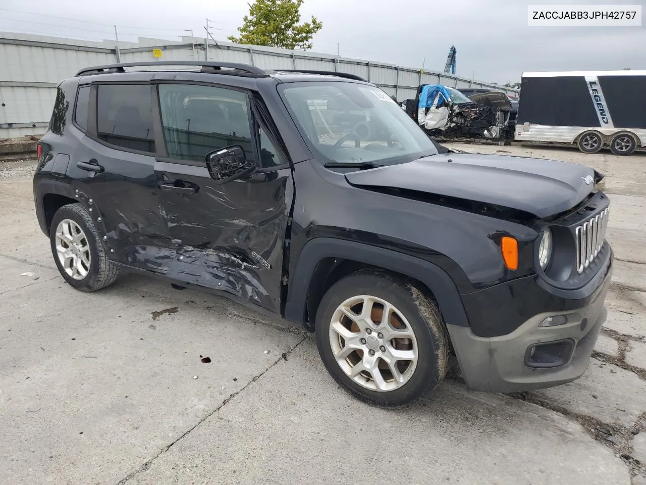 2018 Jeep Renegade Latitude VIN: ZACCJABB3JPH42757 Lot: 65945134