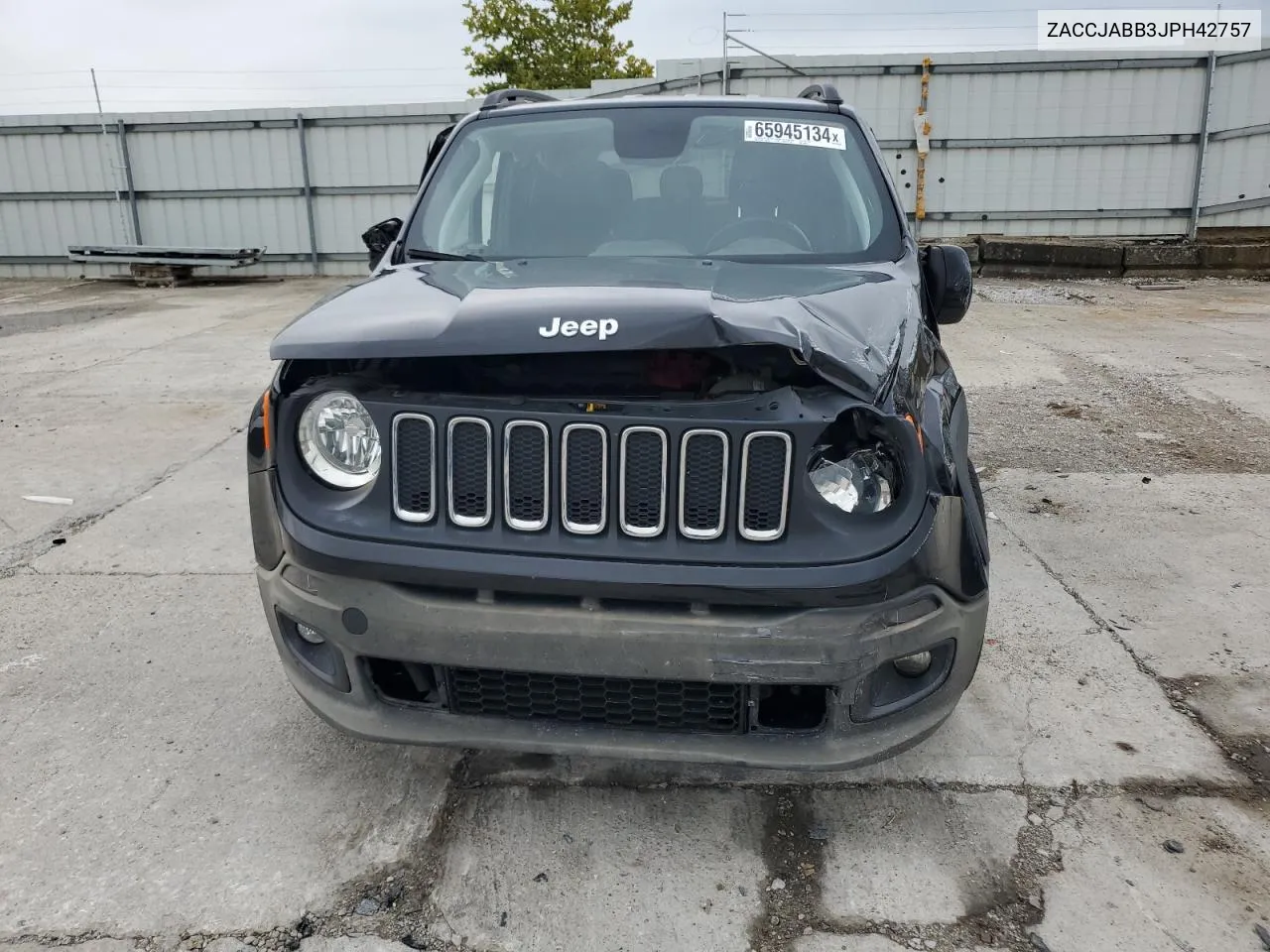 2018 Jeep Renegade Latitude VIN: ZACCJABB3JPH42757 Lot: 65945134