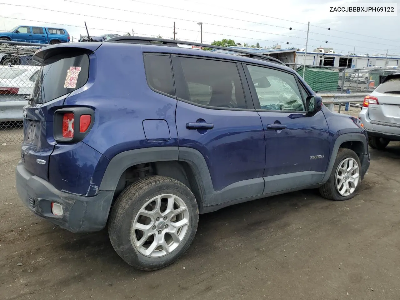 2018 Jeep Renegade Latitude VIN: ZACCJBBBXJPH69122 Lot: 66110144