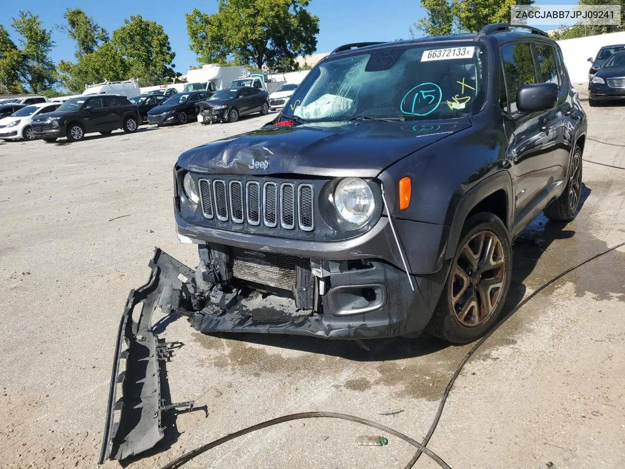 2018 Jeep Renegade Latitude VIN: ZACCJABB7JPJ09241 Lot: 66372133