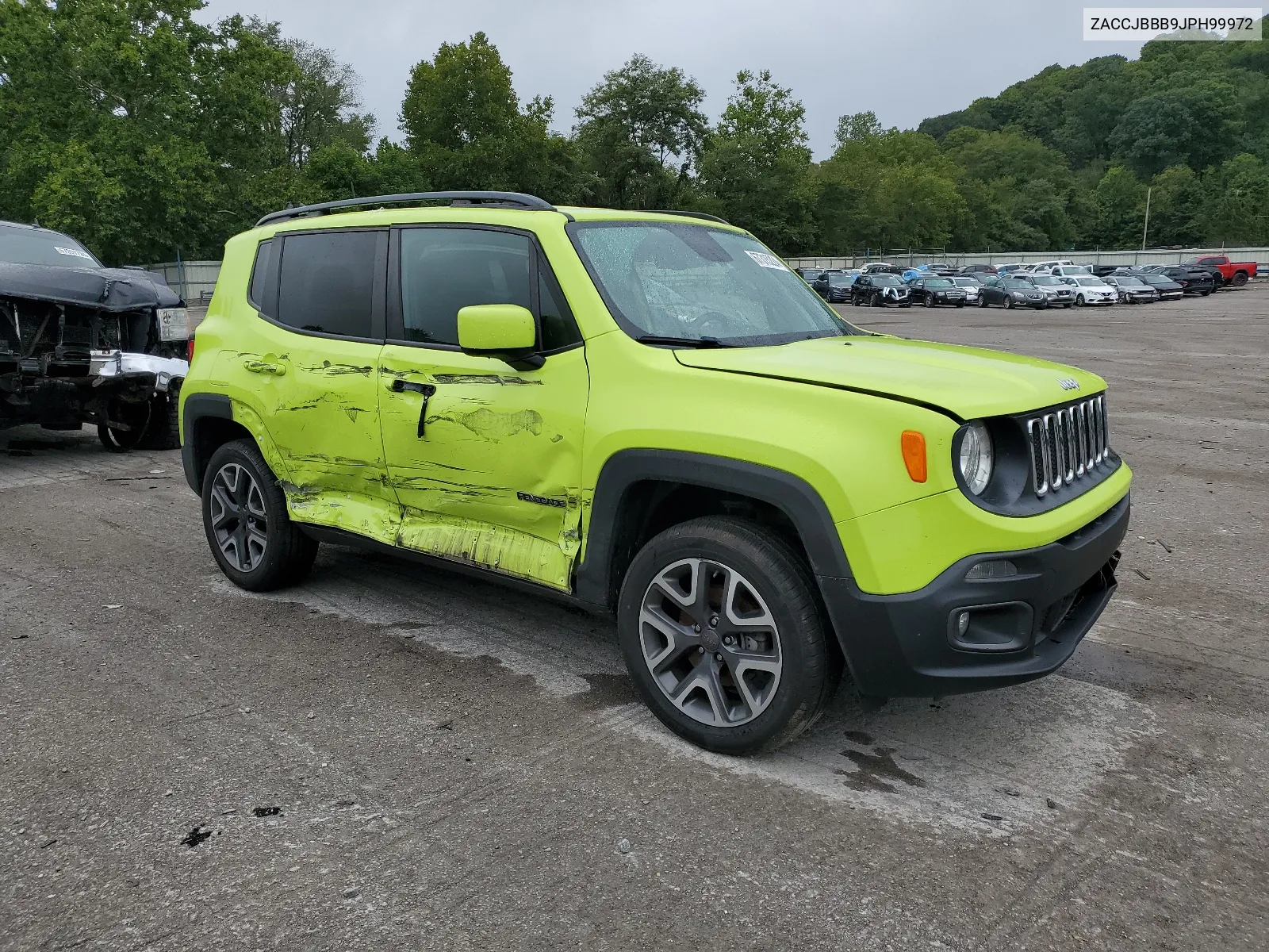 2018 Jeep Renegade Latitude VIN: ZACCJBBB9JPH99972 Lot: 67315224