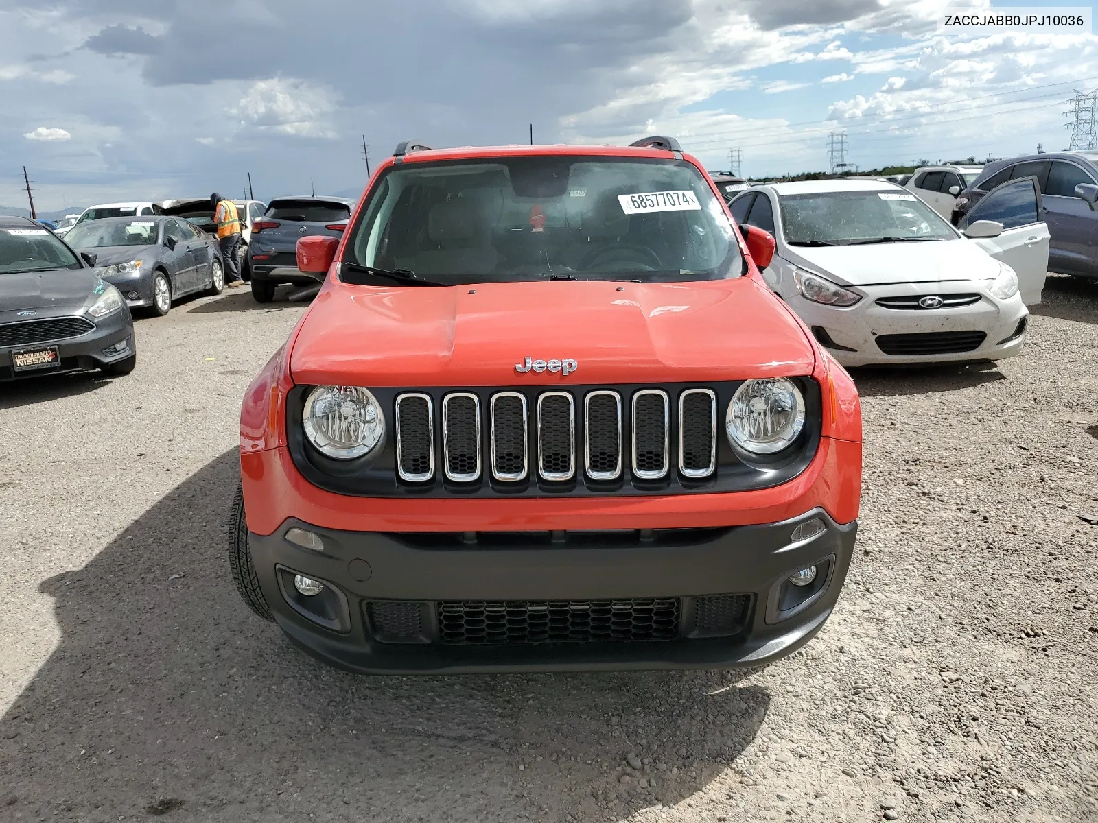 2018 Jeep Renegade Latitude VIN: ZACCJABB0JPJ10036 Lot: 68577074