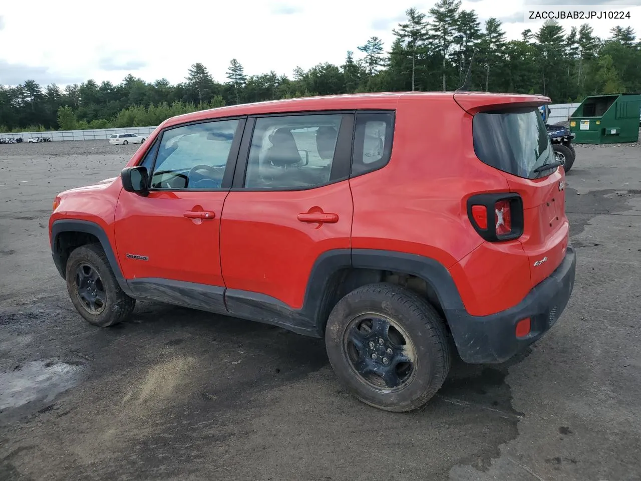 ZACCJBAB2JPJ10224 2018 Jeep Renegade Sport