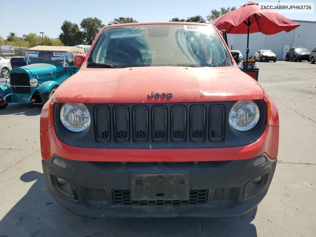 2018 Jeep Renegade Latitude VIN: ZACCJABB9JPH63726 Lot: 69481454