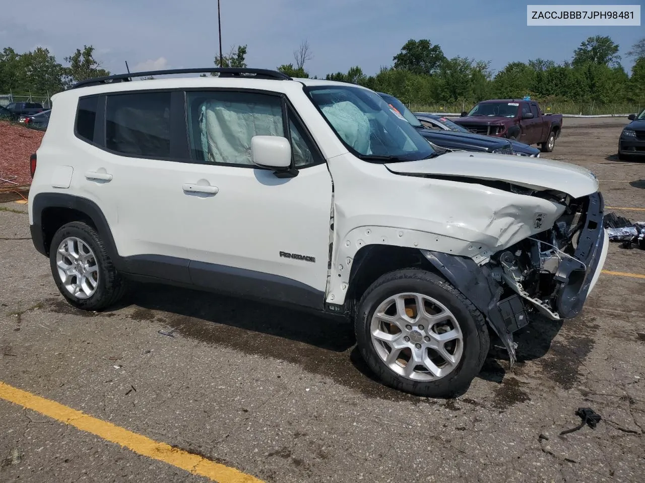 2018 Jeep Renegade Latitude VIN: ZACCJBBB7JPH98481 Lot: 69629434