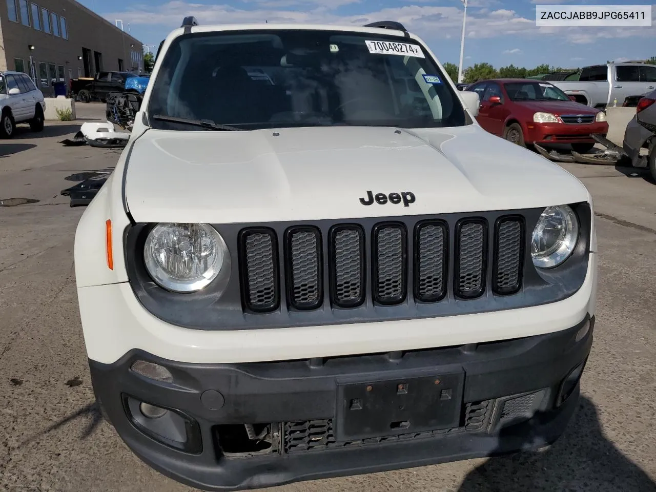 2018 Jeep Renegade Latitude VIN: ZACCJABB9JPG65411 Lot: 70048274