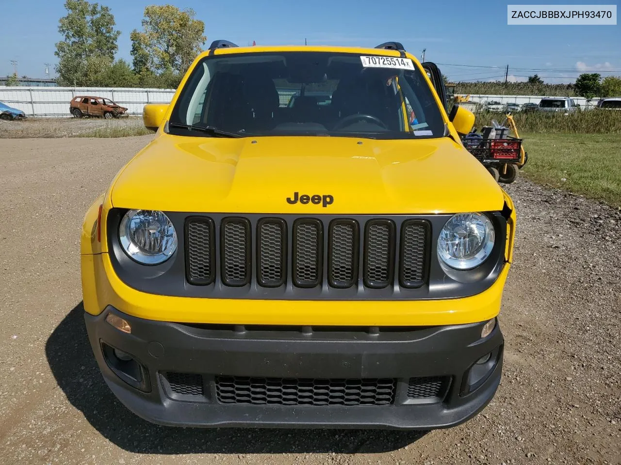 2018 Jeep Renegade Latitude VIN: ZACCJBBBXJPH93470 Lot: 70725514