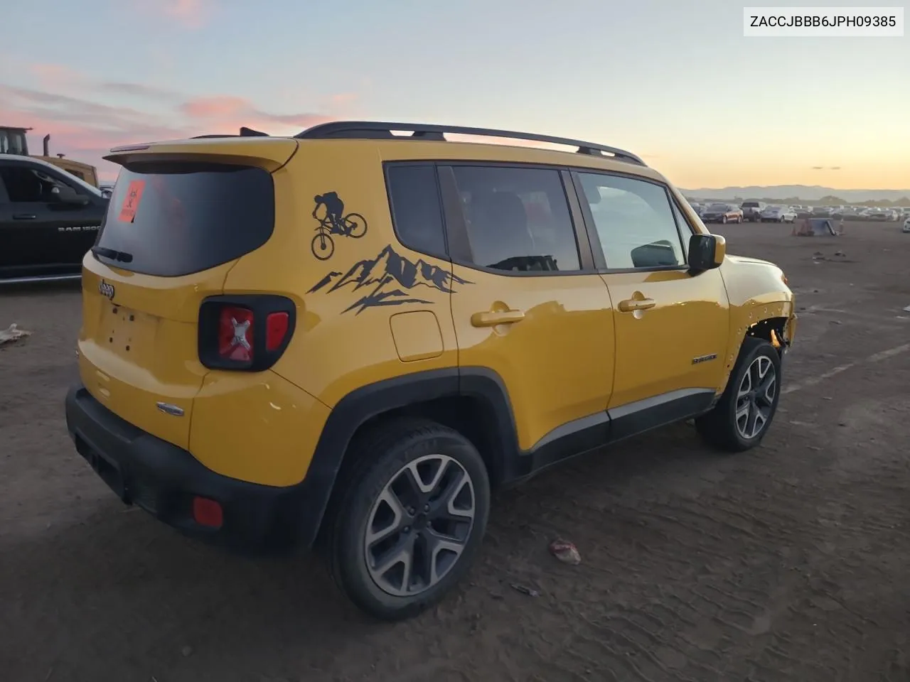 2018 Jeep Renegade Latitude VIN: ZACCJBBB6JPH09385 Lot: 70876234