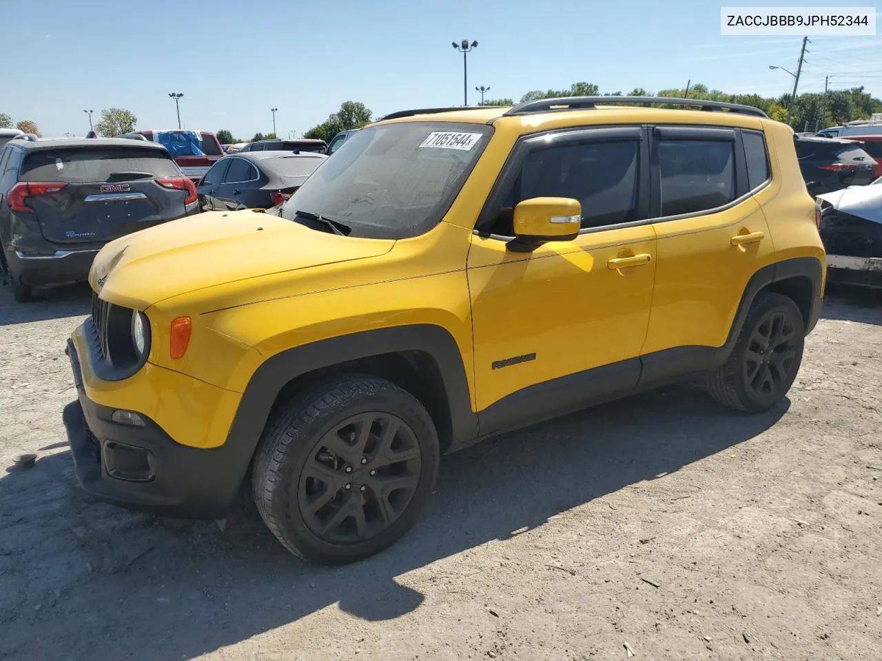 2018 Jeep Renegade Latitude VIN: ZACCJBBB9JPH52344 Lot: 71051544