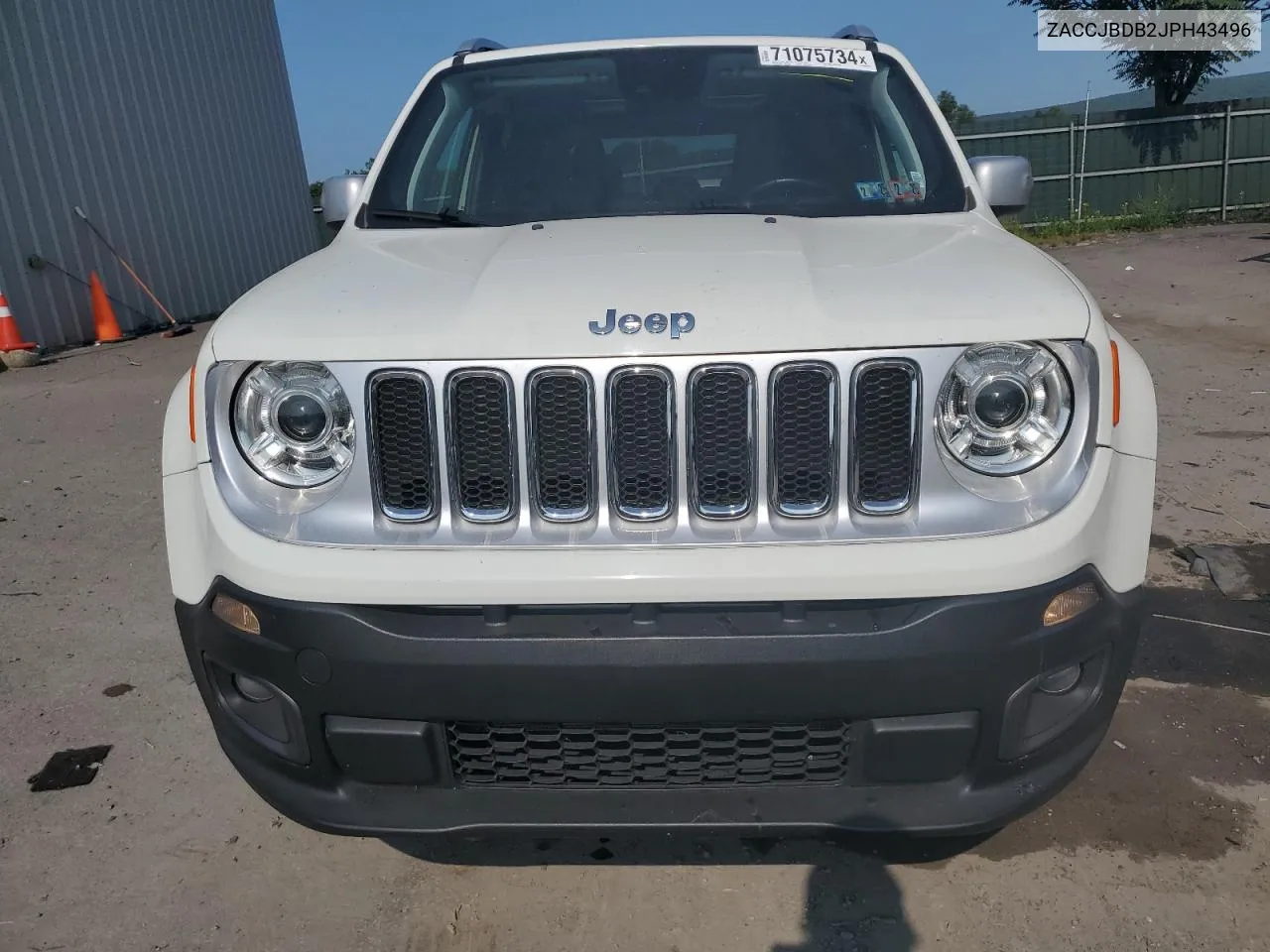 ZACCJBDB2JPH43496 2018 Jeep Renegade Limited