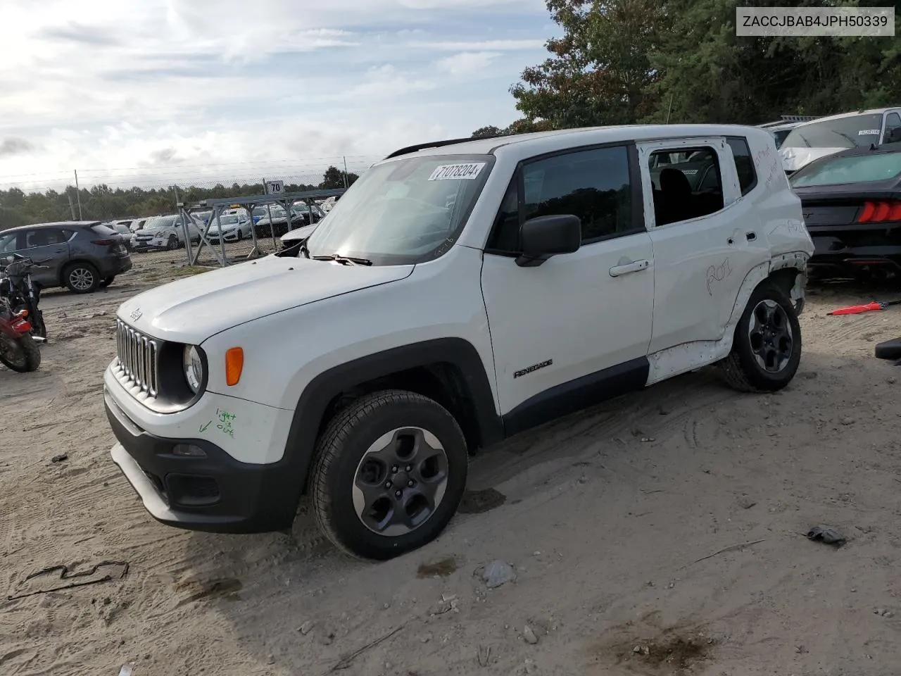 2018 Jeep Renegade Sport VIN: ZACCJBAB4JPH50339 Lot: 71078204