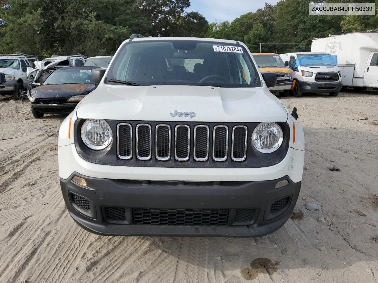 2018 Jeep Renegade Sport VIN: ZACCJBAB4JPH50339 Lot: 71078204