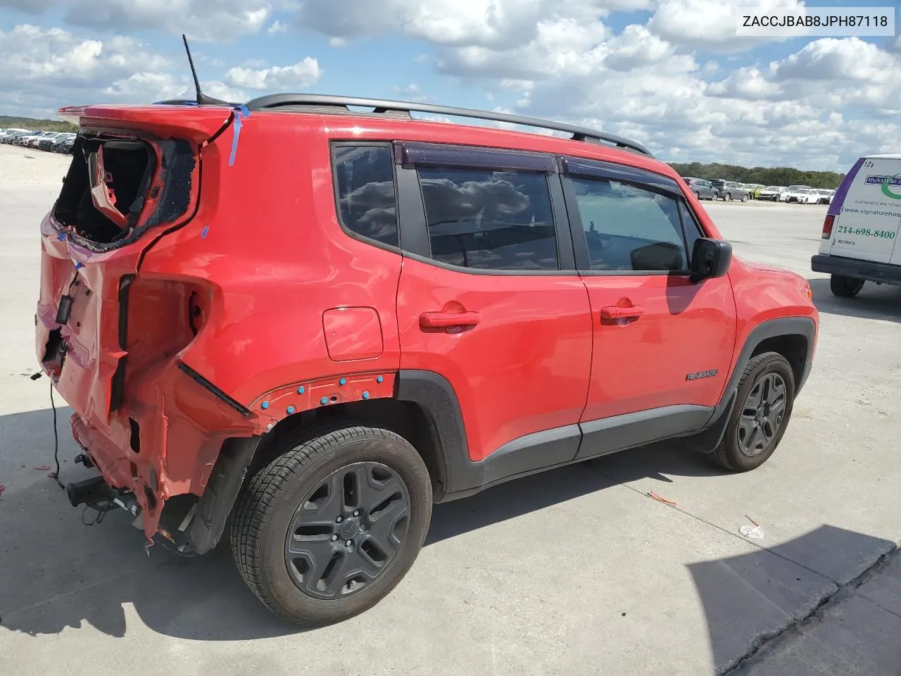 2018 Jeep Renegade Sport VIN: ZACCJBAB8JPH87118 Lot: 71200234