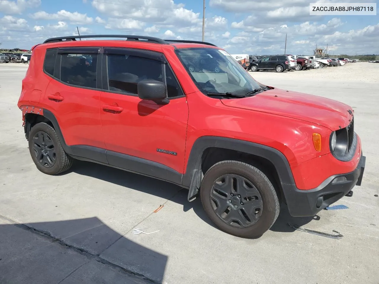 2018 Jeep Renegade Sport VIN: ZACCJBAB8JPH87118 Lot: 71200234