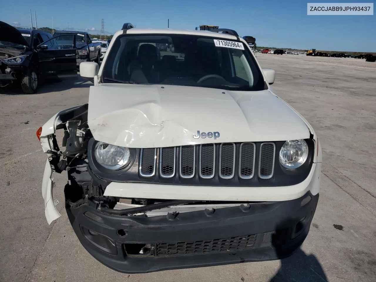 2018 Jeep Renegade Latitude VIN: ZACCJABB9JPH93437 Lot: 71305964