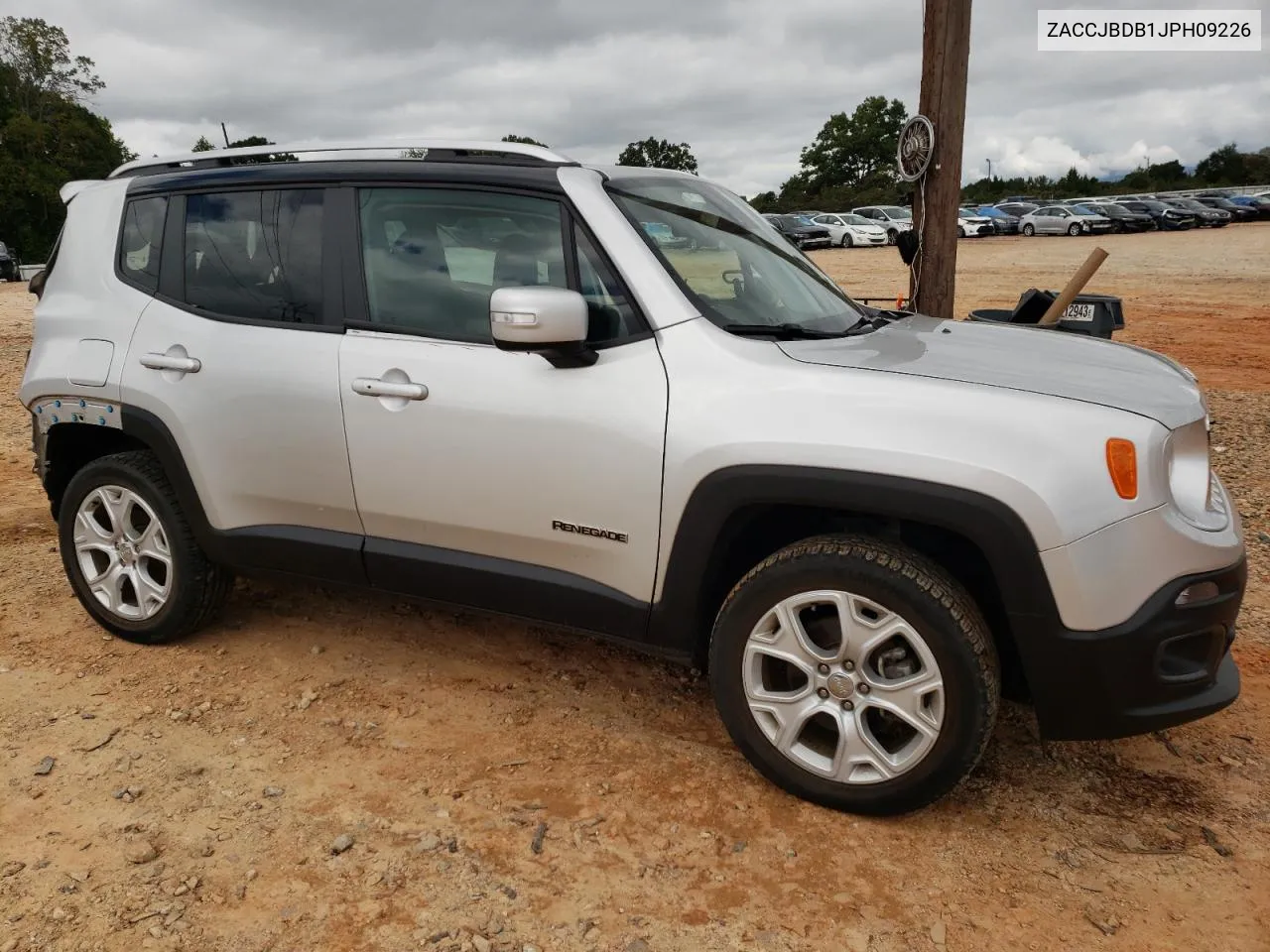 2018 Jeep Renegade Limited VIN: ZACCJBDB1JPH09226 Lot: 71339784